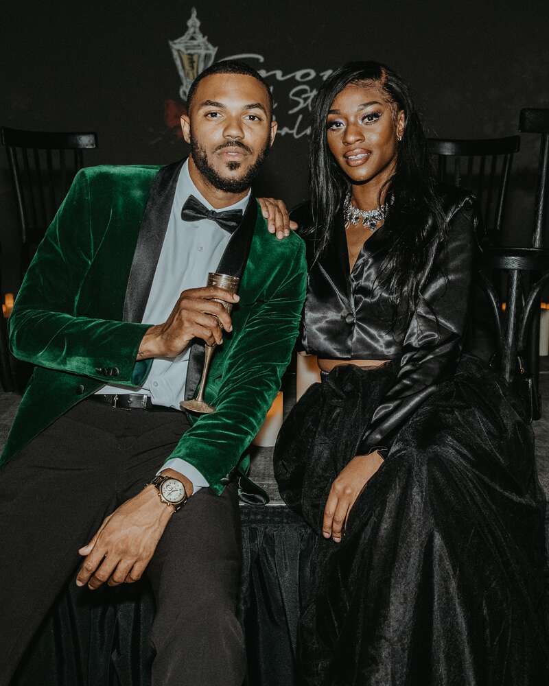 Snow Gala guests celebrating together