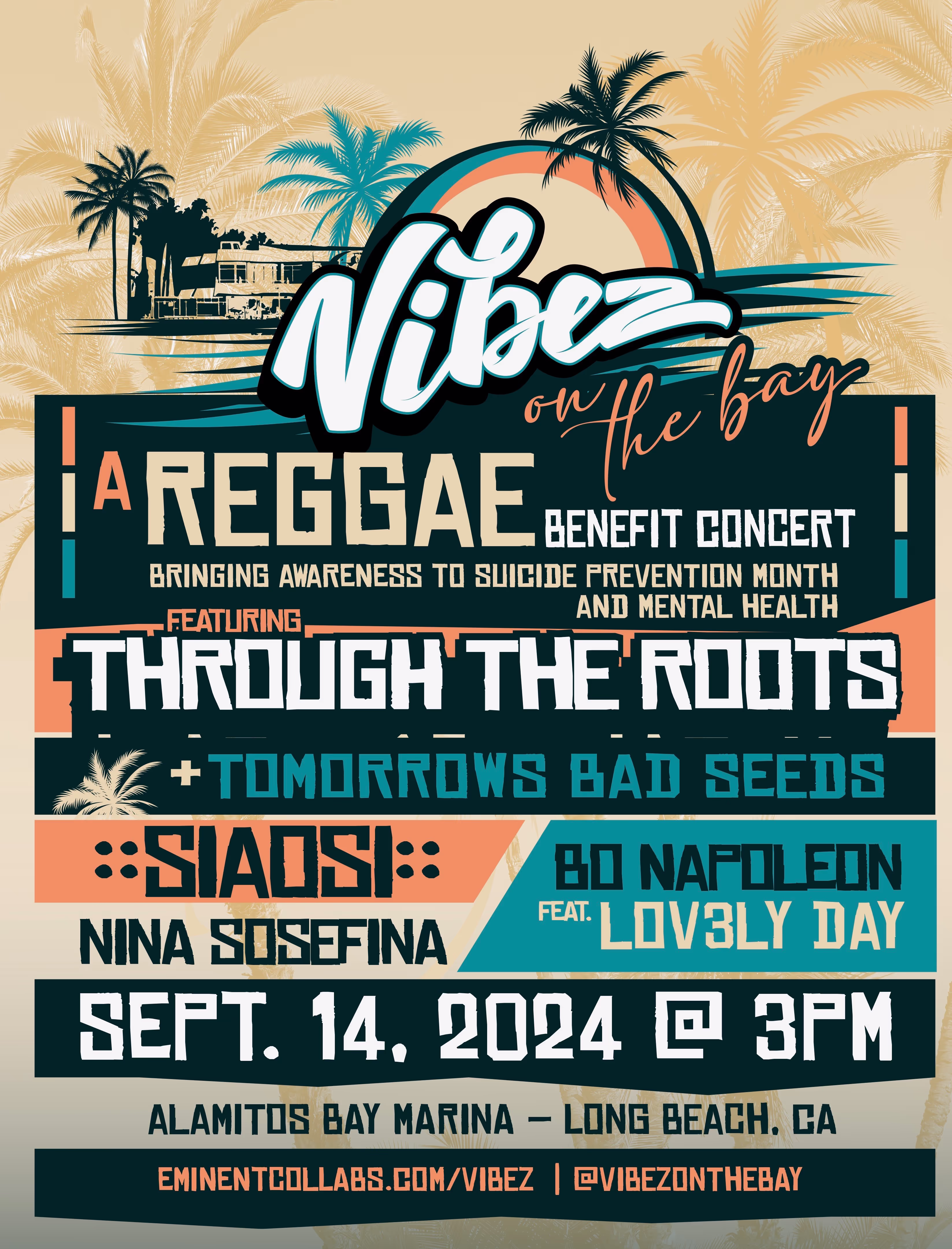 Vibez on the Bay festival poster